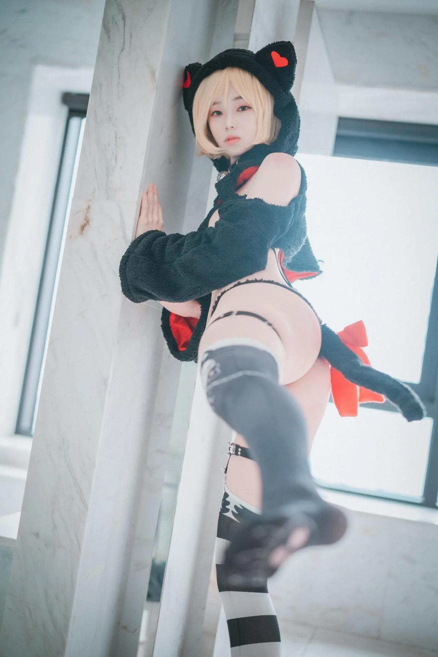 Bambi밤비 – NO.69 [DJAWA] Naughty Black Cat-Normal ver [63P]插图9